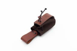 Leather Treat Pouch with Logo 2