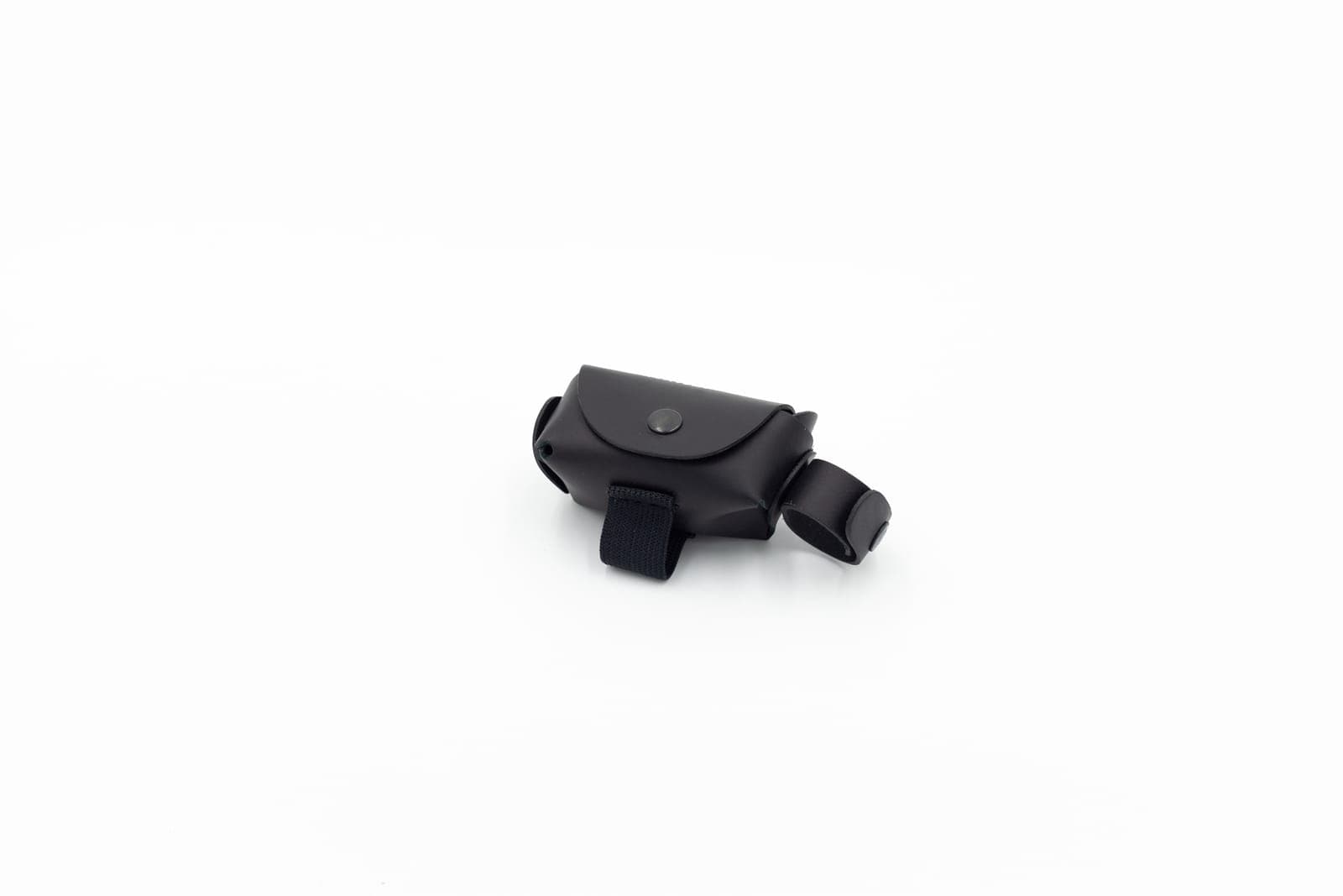 Leather Poop Bag Holder with Logo (Brown or Black)