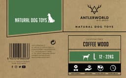 Coffee Wood Chew Toy - L (18 cm approx.) 3