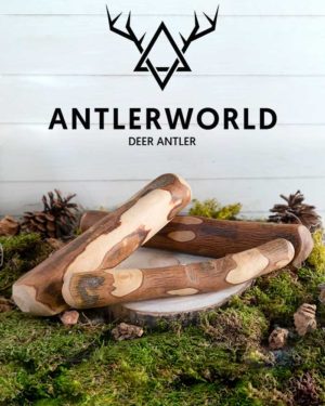 Mordedores madera de olivo Antlerworld varias tallas