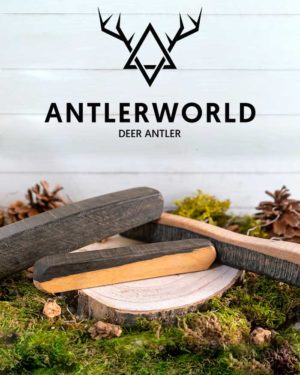 Antlerworld ebony wood teether, 100% natural with the best quality