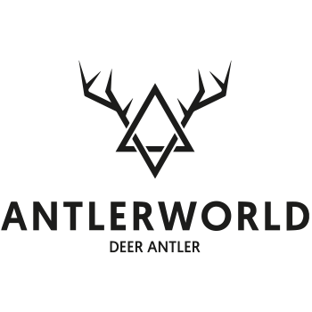 Logotipo de Antlerworld, mordedores para perros 100% naturales y de la máxima calidad